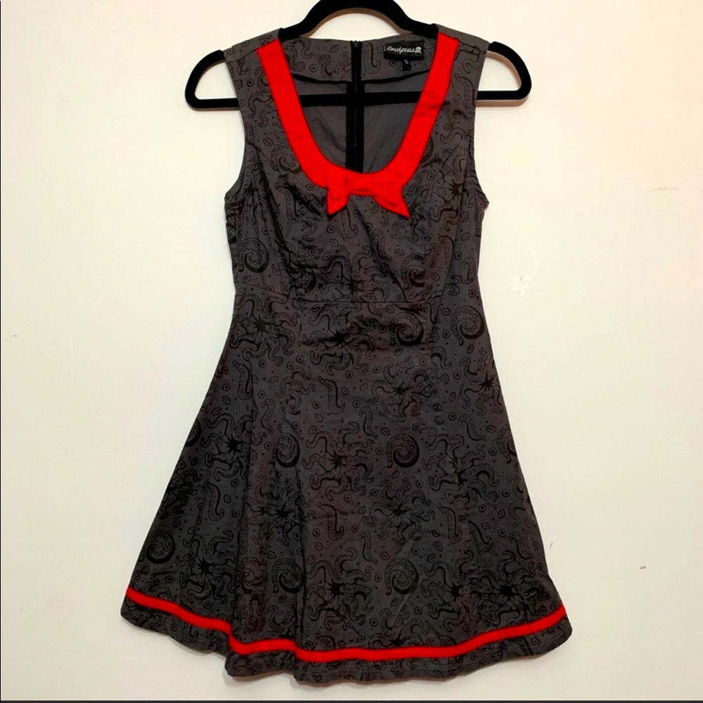 Sourpuss Nautical Octopus Sailor Rockabilly Dress